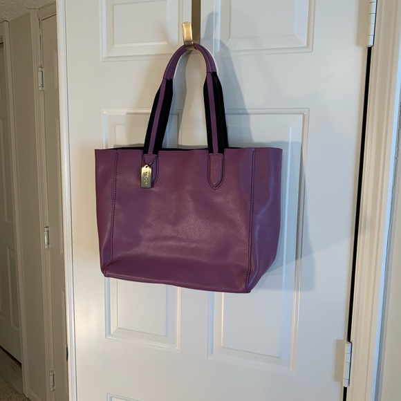 Coach Handbags - Coach purple leather tote
